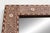 Grand Artisanal Floral Inlay Walnut Finish Mirror For Sale In Los Angeles - Image 6 of 8