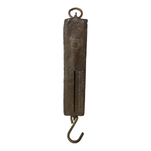 Late 19th Century Brass Chatillons Hanging Scale Model 34 H