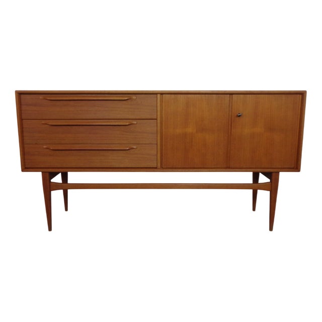 Small Teak Sideboard by Heinrich Riestenpatt for RT Möbel, 1960s For Sale