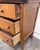 Antique Victorian Quarter Sawn Tiger Oak Serpentine Dresser With Mirror For Sale - Image 9 of 11