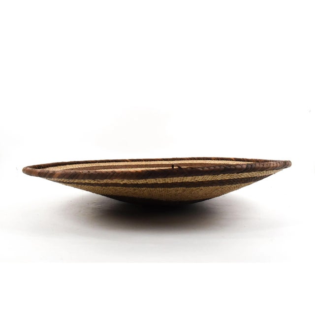 African Early 20th Century Tonga Binga Basket 23 Inch For Sale - Image 3 of 7