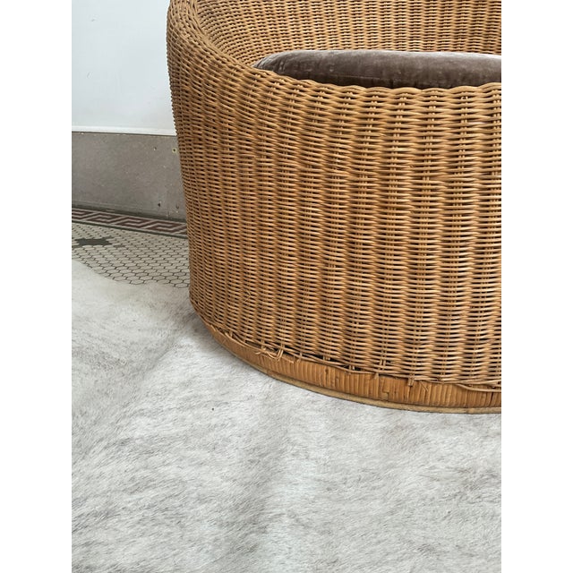 Cocoon 'Elephant Boot' Barrel Chair With Cushion, Style of Eerno Aarnio For Sale - Image 11 of 11