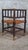 19th Century Louis XIII Style Fireside Chair in Turned Wood and Woven Rush For Sale - Image 4 of 15