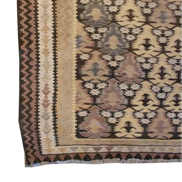 Early 20th Century Qazvi Kilim Runner For Sale - Image 4 of 5
