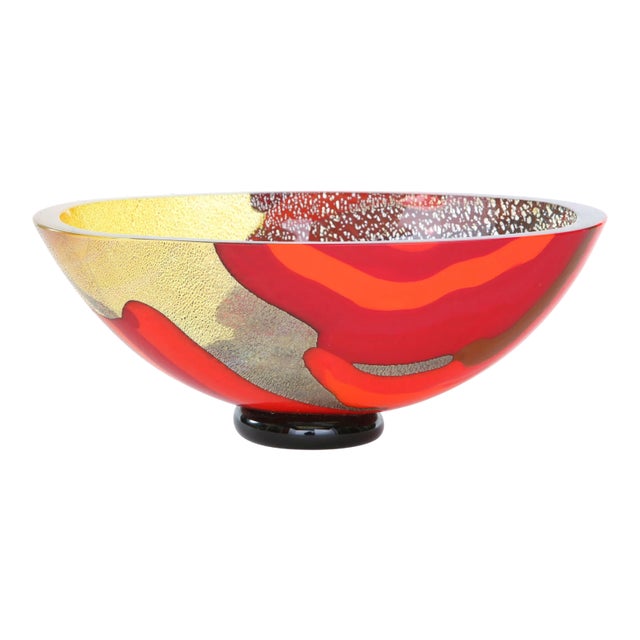 Mid-20th Century Italian Murano Glass Bowl For Sale