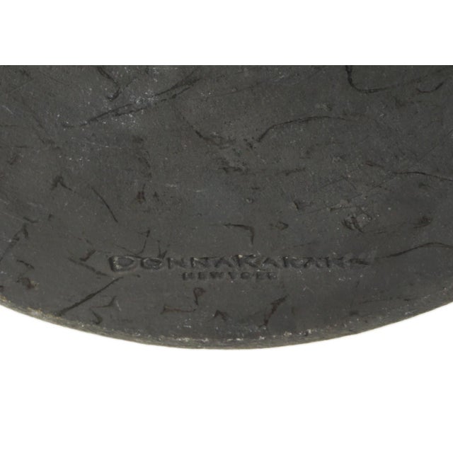 Late 20th Century Modern Glazed Pottery Vases in Earth Tones Donna Karan New York - Set of Two For Sale - Image 13 of 13