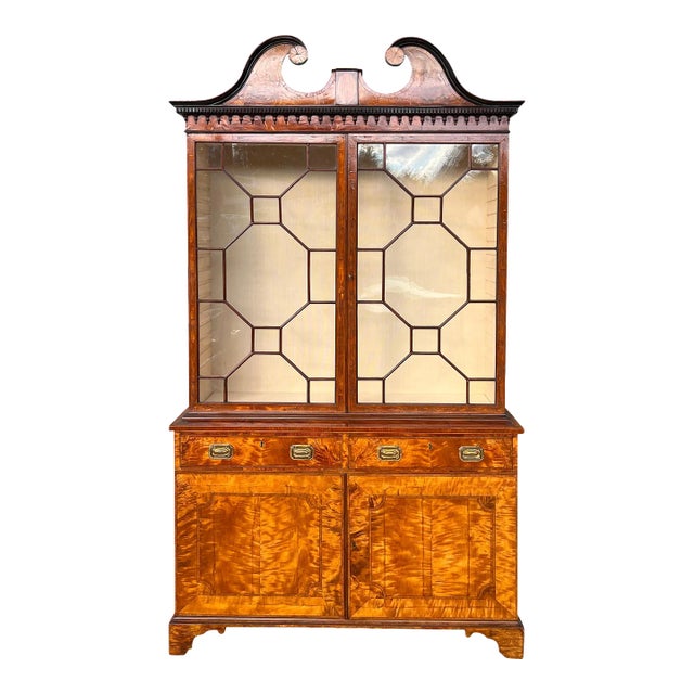 George III Satinwood Cabinet For Sale