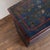 Late 19th Century Original Hand Painted Blue Blanket Chest of Three Drawers From Hungary For Sale - Image 4 of 18