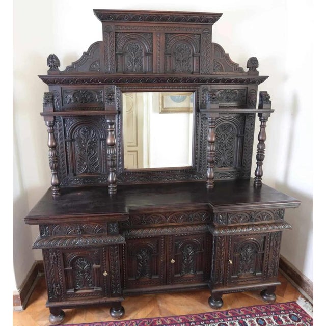 Antique Victorian Sideboard from Edwards & Roberts For Sale - Image 10 of 10