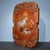 Brown Vintage Chinese Huali Rosewood Mother-of-Pearl Inlaid "Qilin & Brocade Ball" Carved Tea Tray For Sale - Image 8 of 9