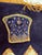 Blue Rare Antique Hand Embroidered Judaica Jewish Memorial Torah Mantel Scroll Cover For Sale - Image 8 of 12