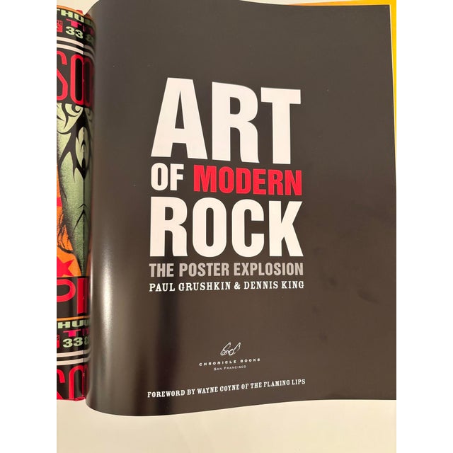 Red Art of Modern Rock the Poster Explosion Hardcover by Paul Grushkin & Dennis King For Sale - Image 8 of 12
