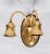 Art Deco Wall Lamp in Brass For Sale - Image 3 of 5