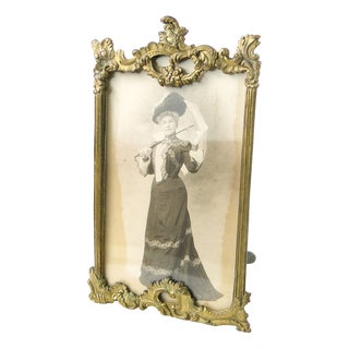 French Bronze Empire Frame, 1890s For Sale