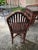 Early 20th Century Rare Signed Karpen Furniture Arts & Crafts Woven Reed Desk & Chair For Sale - Image 9 of 14