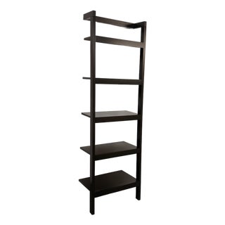 Crate & Barrel Sawyer Leaning Bookshelf For Sale