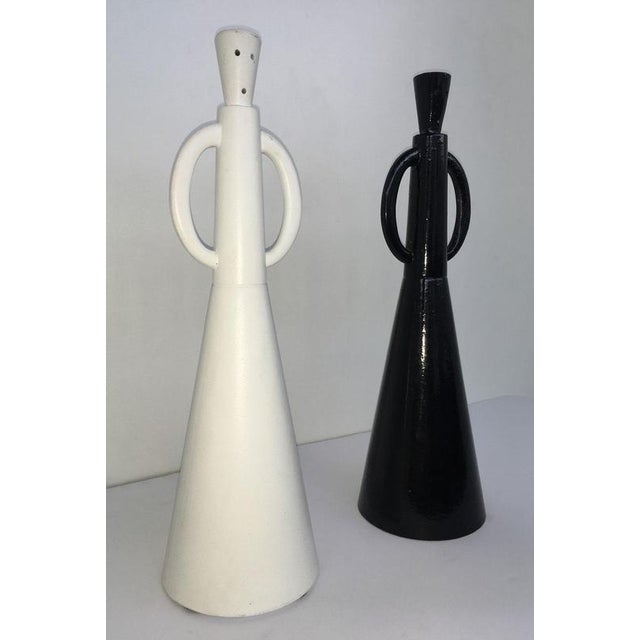 Alessandro Guerriero, Postmodern Portabuono Quo Sculptures, Italy, 1980s, Set of 2 For Sale - Image 9 of 18
