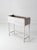 French Country Antique White Wicker Plant Stand With Removable Metal Liner For Sale - Image 3 of 18