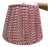 Fermoie 18" Inch Gathered Bedwyn Fuchsia Wicker Lampshade For Sale
