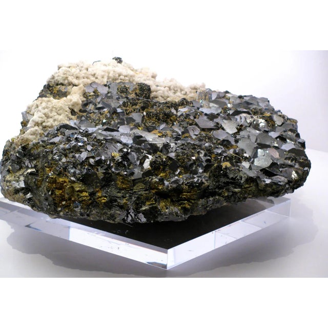 1950s Large Natural Galena Mineral Gemstone Specimen For Sale - Image 5 of 9