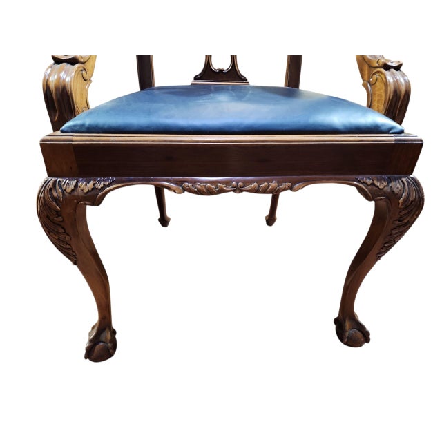 1970s Georgian Furniture Company Mahogany Chippendale Dining Chairs - Set of 6 For Sale In Atlanta - Image 6 of 15