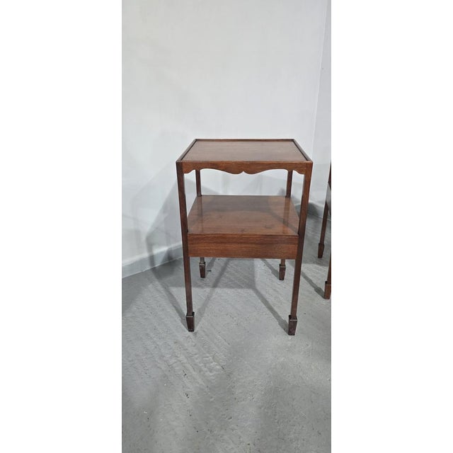 Regency Bedside Lamp Tables, 1920s, Set of 2 For Sale - Image 10 of 11