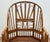 Wood Vintage Brighton Pavilion Style Burnt Bamboo Chair For Sale - Image 7 of 13