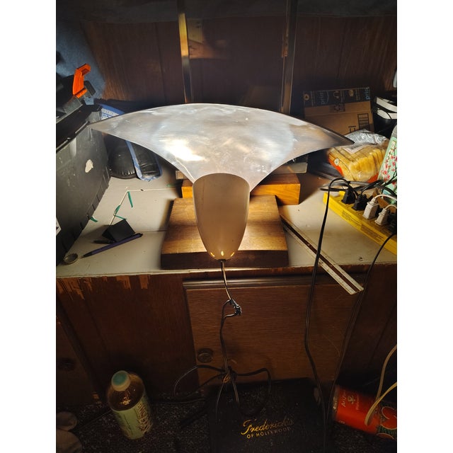 Wood Intrigued by Mid Century Reflector Lighting For Sale - Image 7 of 8