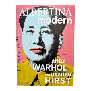 Andy Warhol (1928–1987), Mao Tse Tung (Detail), Albertina Museum Vienna, 2023, Original Exhibition Poster For Sale