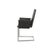 Black Leather and Metal Cantilever Chairs from KFF, Set of 6 For Sale - Image 12 of 14