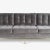 1970s Florence Knoll Sofa in Bronze Gray Performance Velvet With Brushed Brass Base For Sale - Image 5 of 9