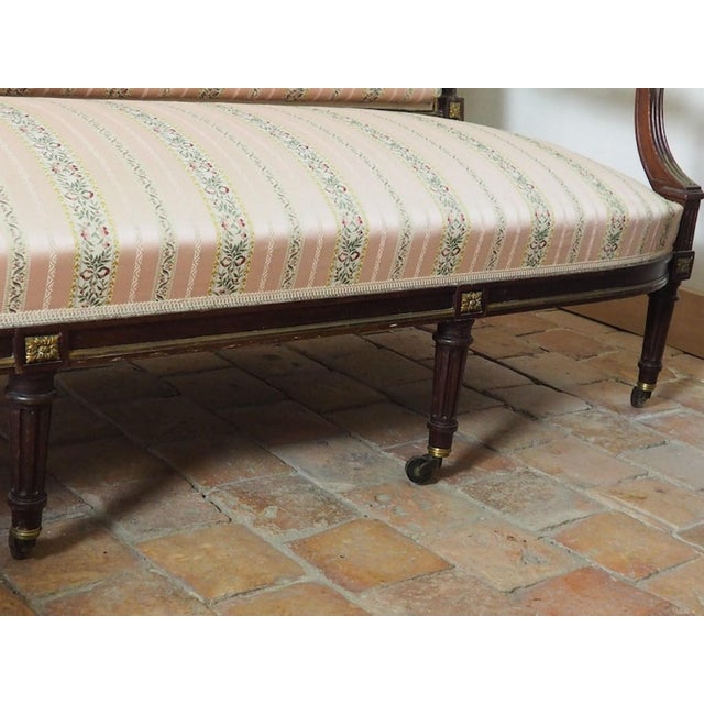 Vintage French Empire Style Sofa and Chairs, 1930s, Set of 5 For Sale - Image 6 of 11
