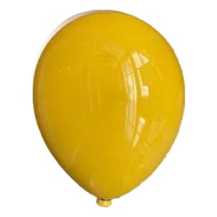 Add a unique sense of individuality into your space with this incredibly stylish yellow balloon wall sculpture....