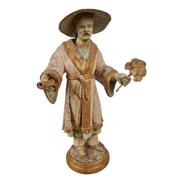 c. 1800, Carved Chinese Figure For Sale
