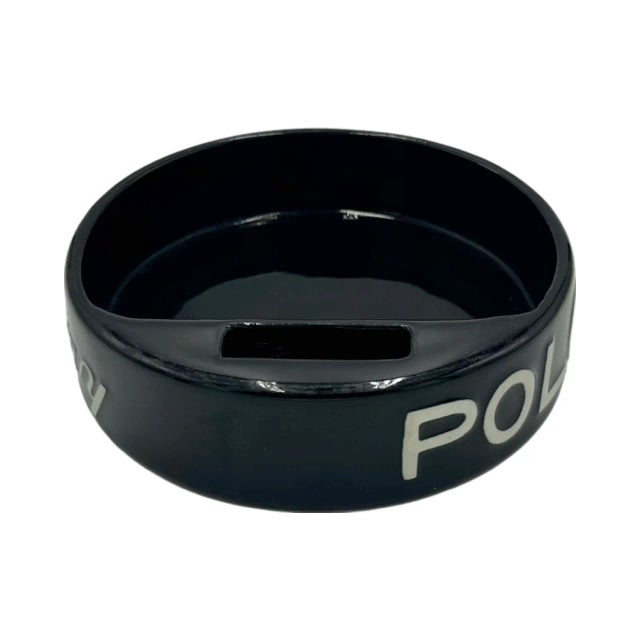 Black Vintage the Westbury Hotel Polo Bar Black Ashtray Catchall Dish For Sale - Image 8 of 12