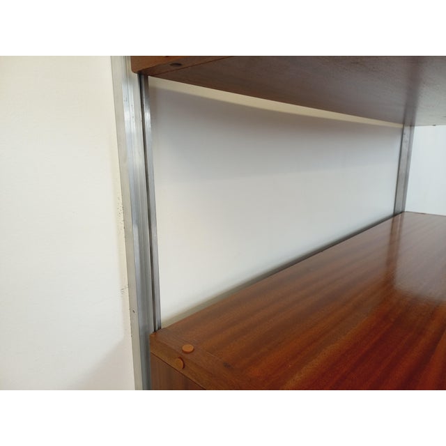 Vintage Wall-Mounted Bookcase with Secretaire Bar by Guariche Mortier Motte for Arp Minvielle, 1960s For Sale - Image 17 of 18