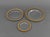 Transparent Modern Gilt Encrusted Glass Plates, 12 For Sale - Image 8 of 8