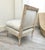 Antique Chauffeuse Chair With Down Cushion For Sale - Image 4 of 6