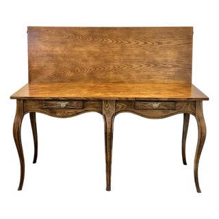 Milling Road by Baker Flip Top Country French Console Table For Sale