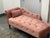 Hollywood Regency Blush Velvet Chaise Lounge For Sale - Image 11 of 12