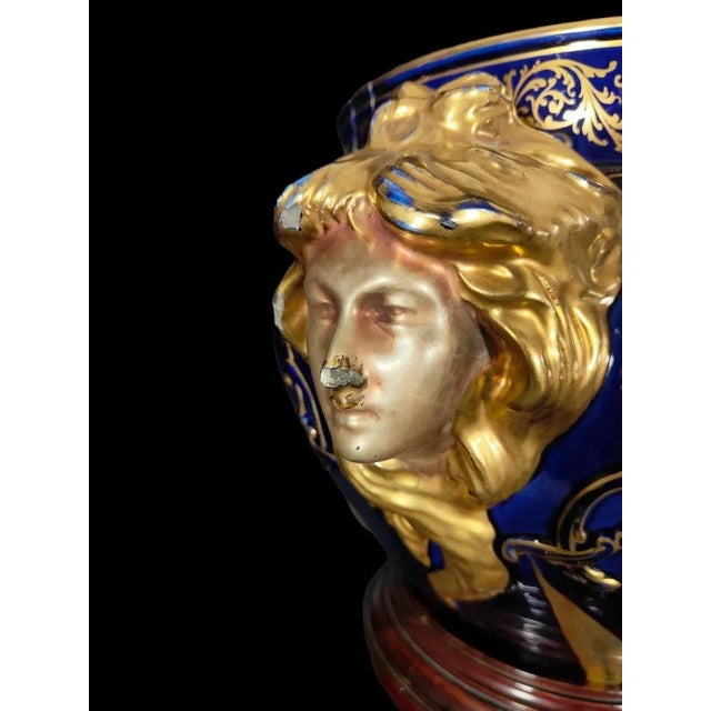 Art Nouveau Planters, 20th Century, Set of 2 For Sale - Image 5 of 13