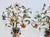 Late 19th Century Antique Ching Chinese Enameled Wall Vase With Jade Flowers Circa 1880s For Sale - Image 5 of 11