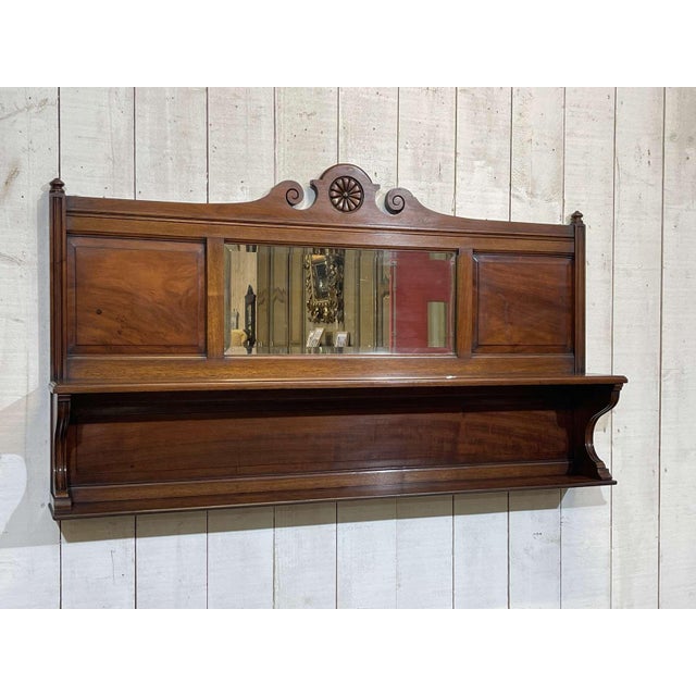 Early 20th Century English Walnut Shelf For Sale - Image 4 of 11
