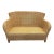Chic Vintage Wicker Settee For Sale