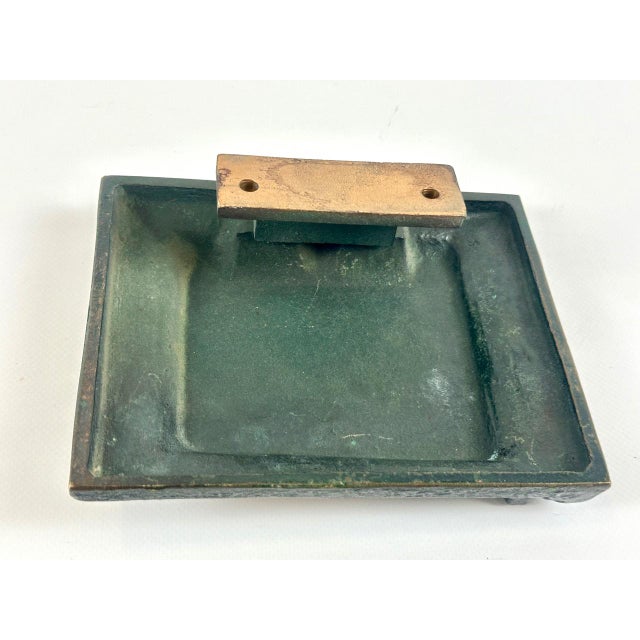 1970s Brutalist Bronze Push and Pull Alpana Door Handle, 1970s For Sale - Image 5 of 7