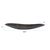 Black Chiseled Texture Black Iron Elongated Tray- Small For Sale - Image 8 of 10