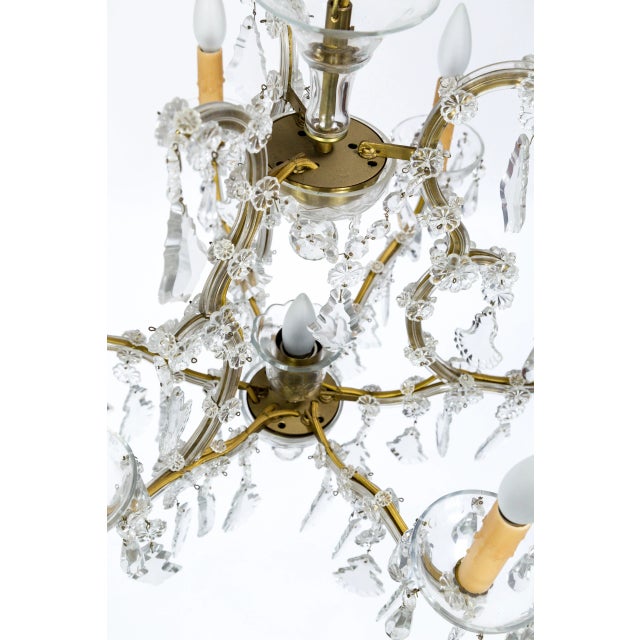1920s 1920s Maria Theresa Style Crystal Chandelier For Sale - Image 5 of 13