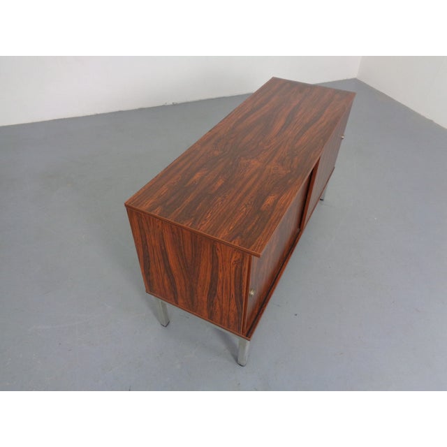 Small Laminated Sideboard in Rosewood Finish from Waiko, Germany, 1970s For Sale - Image 11 of 17