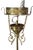 Victorian Antique Victorian Brass Filligree Acanthus 1 Light Parlor Drop Pendant 19" For Sale - Image 3 of 8