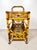 Vintage Brighton Bamboo Rattan Bar Cart For Sale - Image 4 of 12